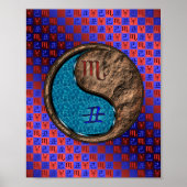 Schorpioen en Aarde os Poster (Voorkant)