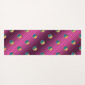 Schorpioen en brandend zwijn yogamat (Achterkant (horizontaal))