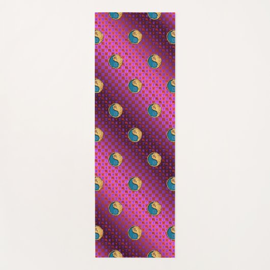 Schorpioen en brandend zwijn yogamat (Voorkant)