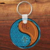 Schorpioen en houten paard sleutelhanger (Voorkant)