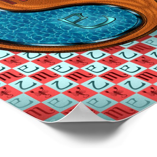 Schorpioen en houtslang poster (Hoek)