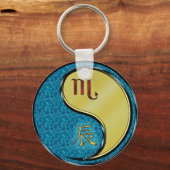 Schorpioen en Metal Dragon Sleutelhanger (Achterkant)