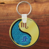 Schorpioen en Metal Ox Sleutelhanger (Voorkant)