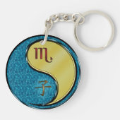 Schorpioen en metalen rat sleutelhanger (Achterkant)