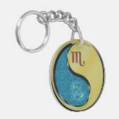 Schorpioen en metalen slang sleutelhanger (Voorkant Links)