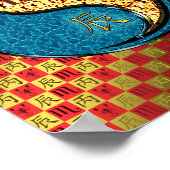 Schorpioen en vuurdraak poster (Hoek)