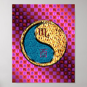 Schorpioen en vuurhaan poster