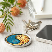 Schorpioen en vuurkonijn sleutelhanger (Zijkant)