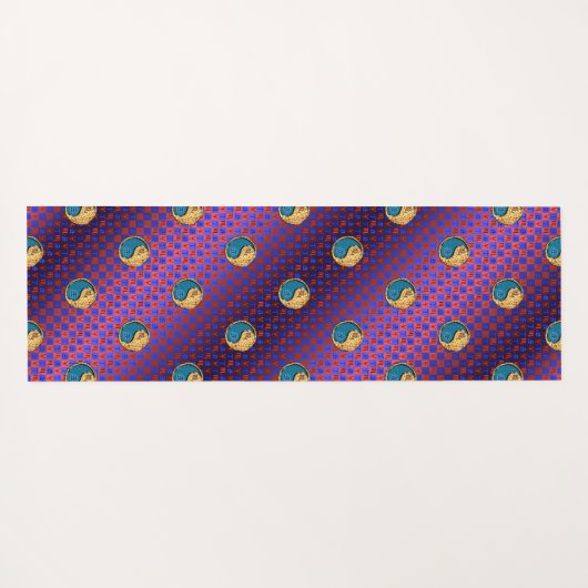 Schorpioen en vuuros yogamat (Achterkant (horizontaal))