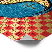 Schorpioen en vuurrat poster (Hoek)