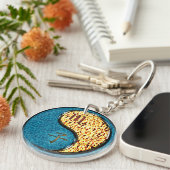 Schorpioen en vuurrat sleutelhanger (Voorkant Rechts)