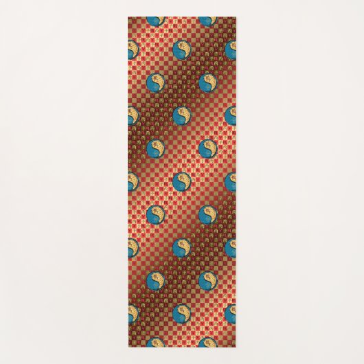 Schorpioen en vuurrat yogamat (Voorkant)