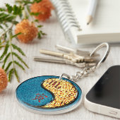 Schorpioen en vuurtijger sleutelhanger (Voorkant Rechts)