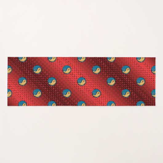 Schorpioen en vuurtijger yogamat (Voorkant (horizontaal))