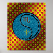 Schorpioen en wateraap poster (Voorkant)