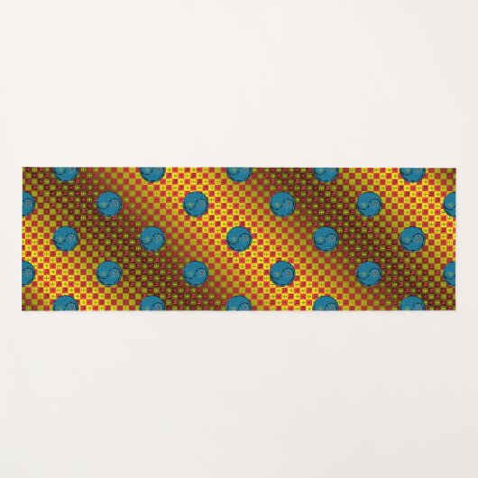 Schorpioen en wateraap yogamat (Voorkant (horizontaal))