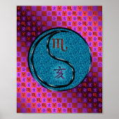 Schorpioen en waterbeer poster (Voorkant)