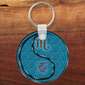 Schorpioen en waterhaan sleutelhanger (Achterkant)