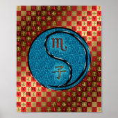 Schorpioen en waterrat poster (Voorkant)