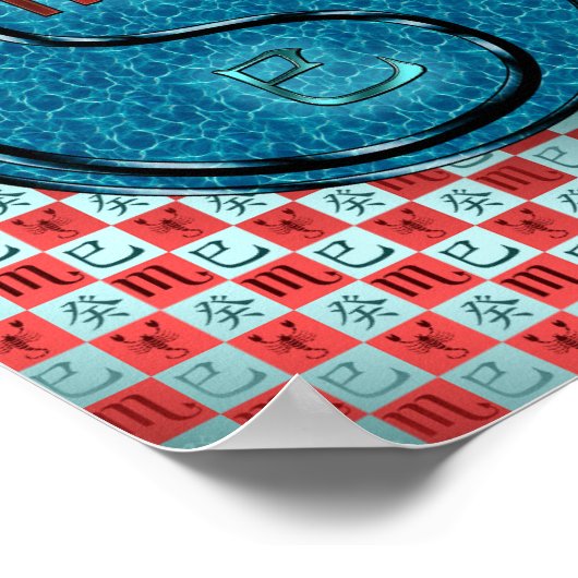 Schorpioen en waterslang poster (Hoek)