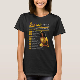 Schorpioen Feiten Geweldige Zodiac Teken Horoscoop T-shirt