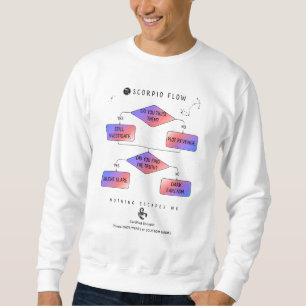 Schorpioen Flow Chart - Funny Zodiac Astrologie Hu Trui