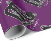 Schorpioen Geboorte Teken Keltische Knoop Zodiac P Cadeaupapier (Rol Hoek)