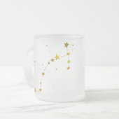 Schorpioen Geborsteld Bierglas Matglas Koffiemok (Voorkant links)