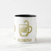 Schorpioen Gouden Zodiakus Mok (Midden)