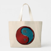 Schorpioen Grote Tote Bag (Achterkant)