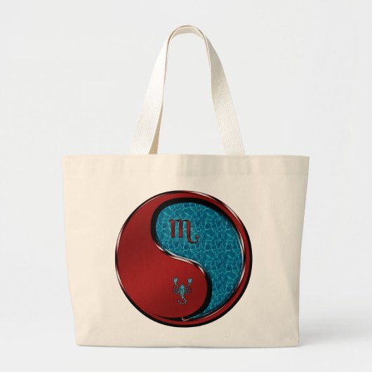Schorpioen Grote Tote Bag (Voorkant)