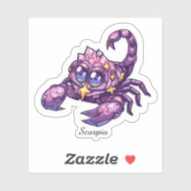 Schorpioen Hemel Zodiac Sticker - Roze Schorpioen