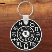 Schorpioen Hemels Ontwerp Sleutelhanger (Voorkant)