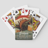  Schorpioen het sterrenbeeld Schorpioen Pokerkaarten (Achterkant)