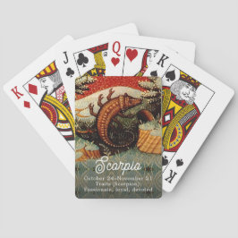 Schorpioen het sterrenbeeld Schorpioen Pokerkaarten