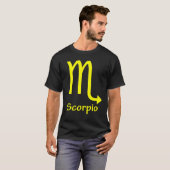 Schorpioen, Horoscoop, symbool, astrologie T-shirt (Voorkant volledig)