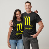 Schorpioen, Horoscoop, symbool, astrologie T-shirt (Unisex)