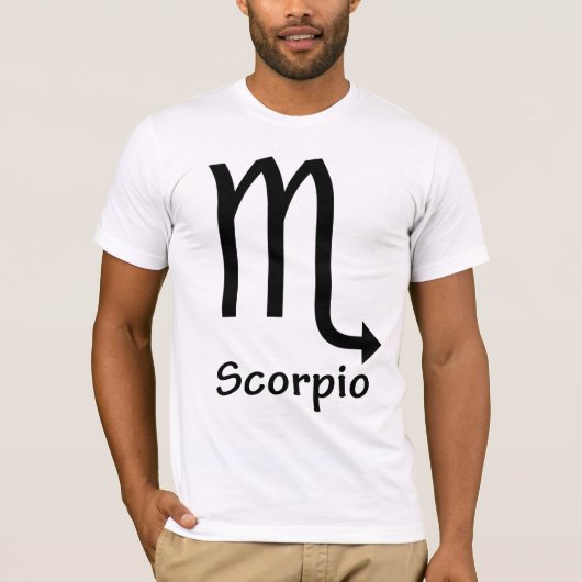 Schorpioen, Horoscoop, symbool, astrologie T-shirt (Voorkant)