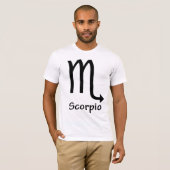 Schorpioen, Horoscoop, symbool, astrologie T-shirt (Voorkant volledig)