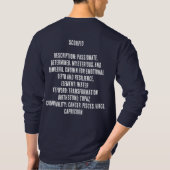 schorpioen, horoscoop,  t-shirt (Achterkant)