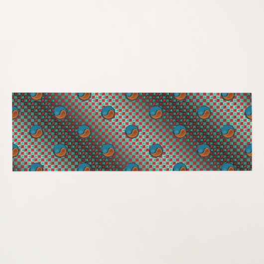 Schorpioen & Hout Hond Yogamat (Achterkant (horizontaal))