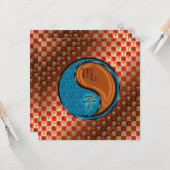 Schorpioen & Hout Rat Kaart (Voorkant / Achterkant in situ)