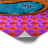 Schorpioen & Hout zwijn Poster (Hoek)