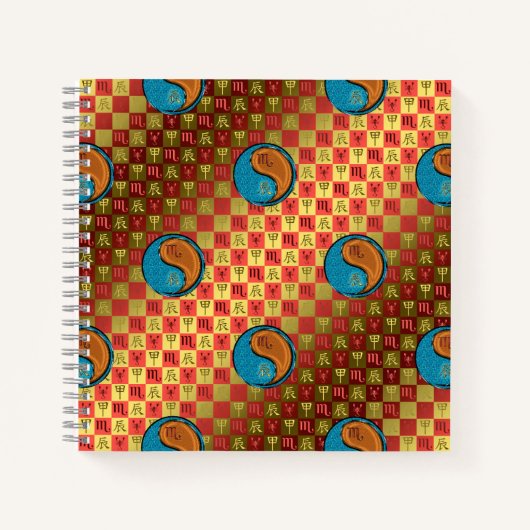 Schorpioen & Houten Draak Notitieboek (Voorkant)