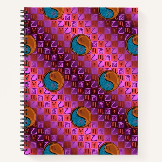 Schorpioen & Houten Haan Notitieboek (Voorkant)