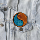 Schorpioen & Houtslang Ronde Button 7,6 Cm (In situ)