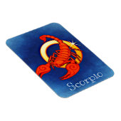 Schorpioen in het blauw magneet (Rechterzijde)
