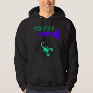 Schorpioen jagen, zwarte licht schorpioen jager hoodie
