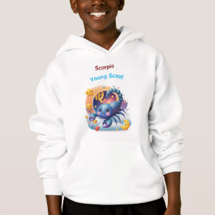 Schorpioen Jonge Verkenner Zodiac Kinderen Hoodie 