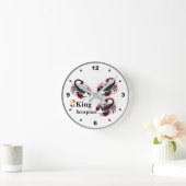 Schorpioen King Clock Ronde Klok (Huis)